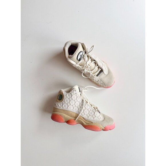 Kids' NIKE Air Jordan 13 Retro GS 'Chinese New Year' Suede Sneakers, Size 6Y - Picture 1 of 16